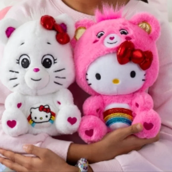 10in Hello Kitty × Care Bear